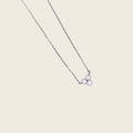 Trinity Faux Diamond Sparkle Necklace | Elegance Redefined