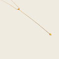 Gilded Triangle Delight Necklace