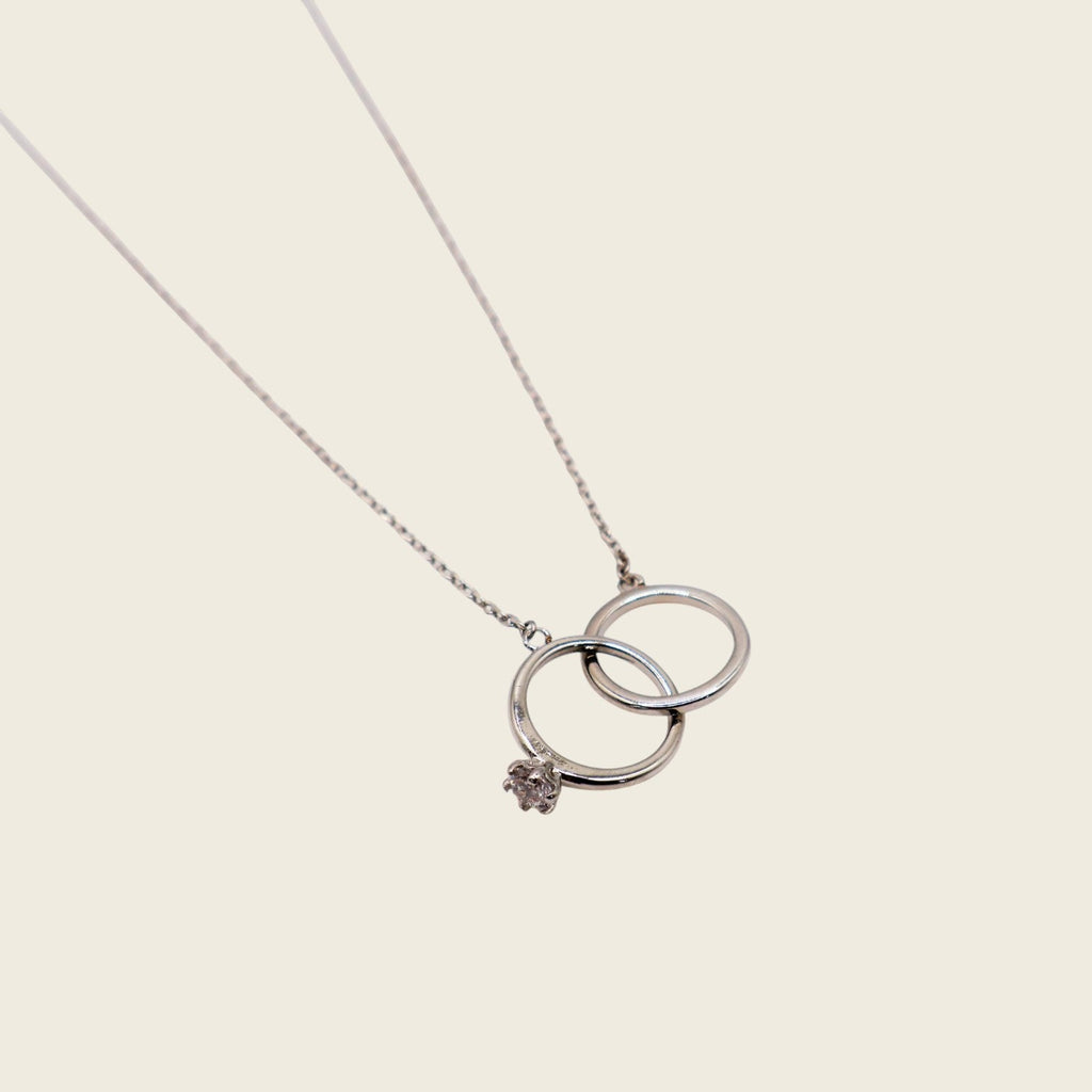 Eternal Embrace White Gold Necklace - Timeless Luxury