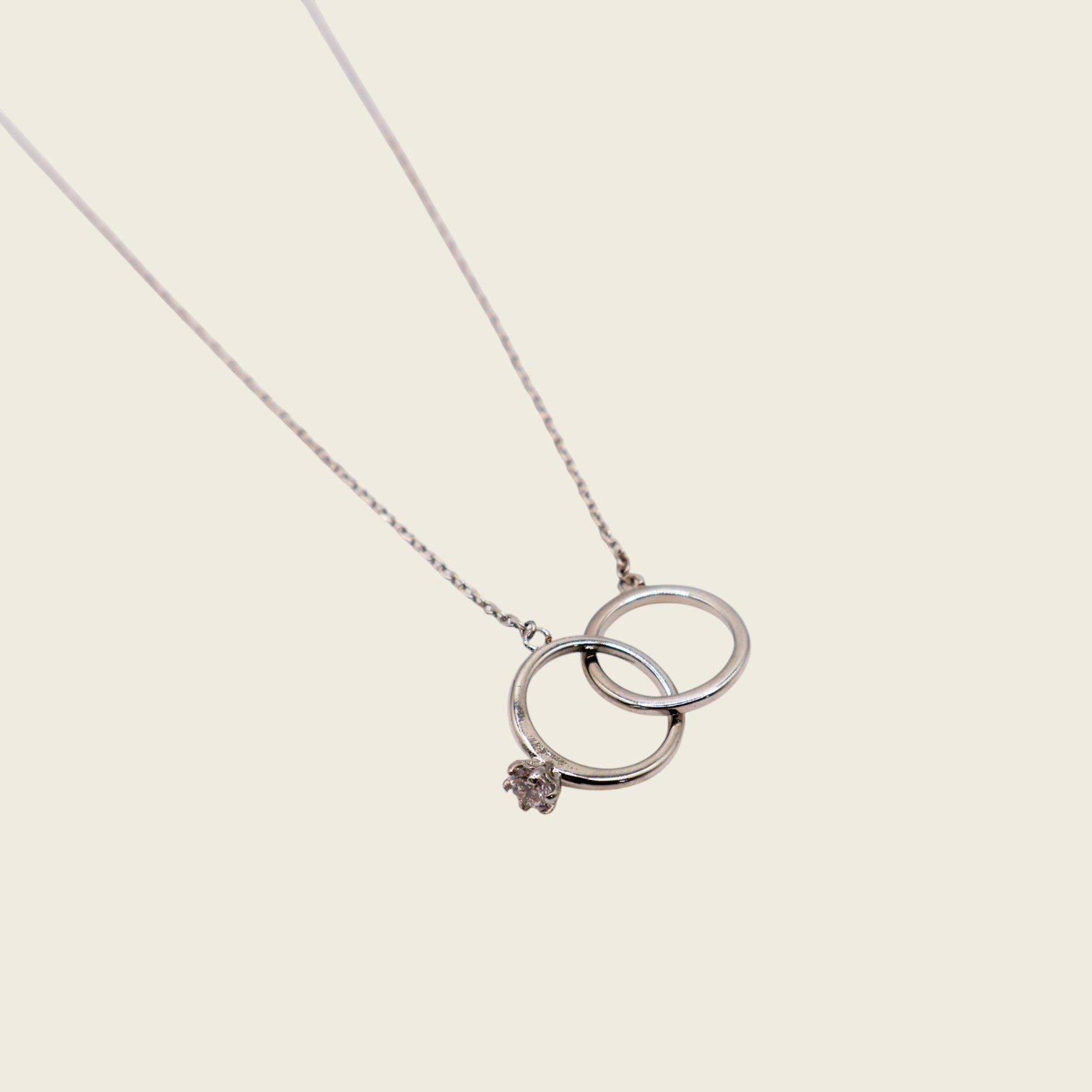 Eternal Embrace White Gold Necklace - Timeless Luxury