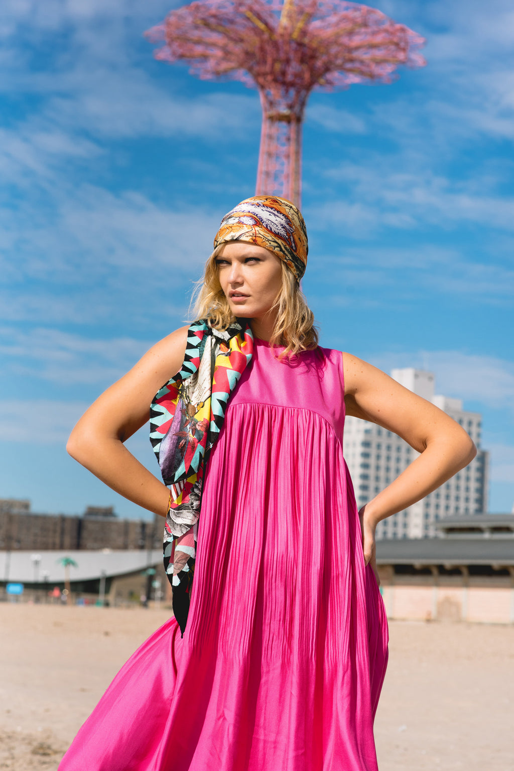 Romane Maxi Pink Dress Women's Luxury Pink Maxi Dress