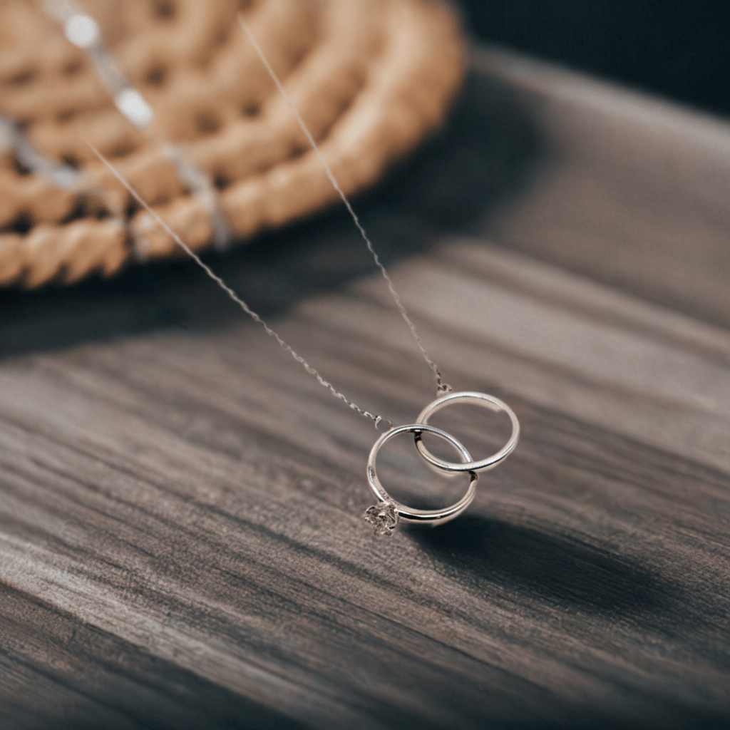 Eternal Embrace White Gold Necklace - Timeless Luxury